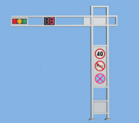 一體框架式信號(hào)燈桿件